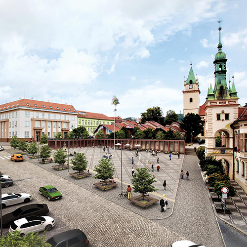 Projekt REVITALIZACE NÁMĚSTÍ MÍRU V TIŠNOVĚ